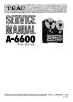 Teac A-6600-Service-Manual 